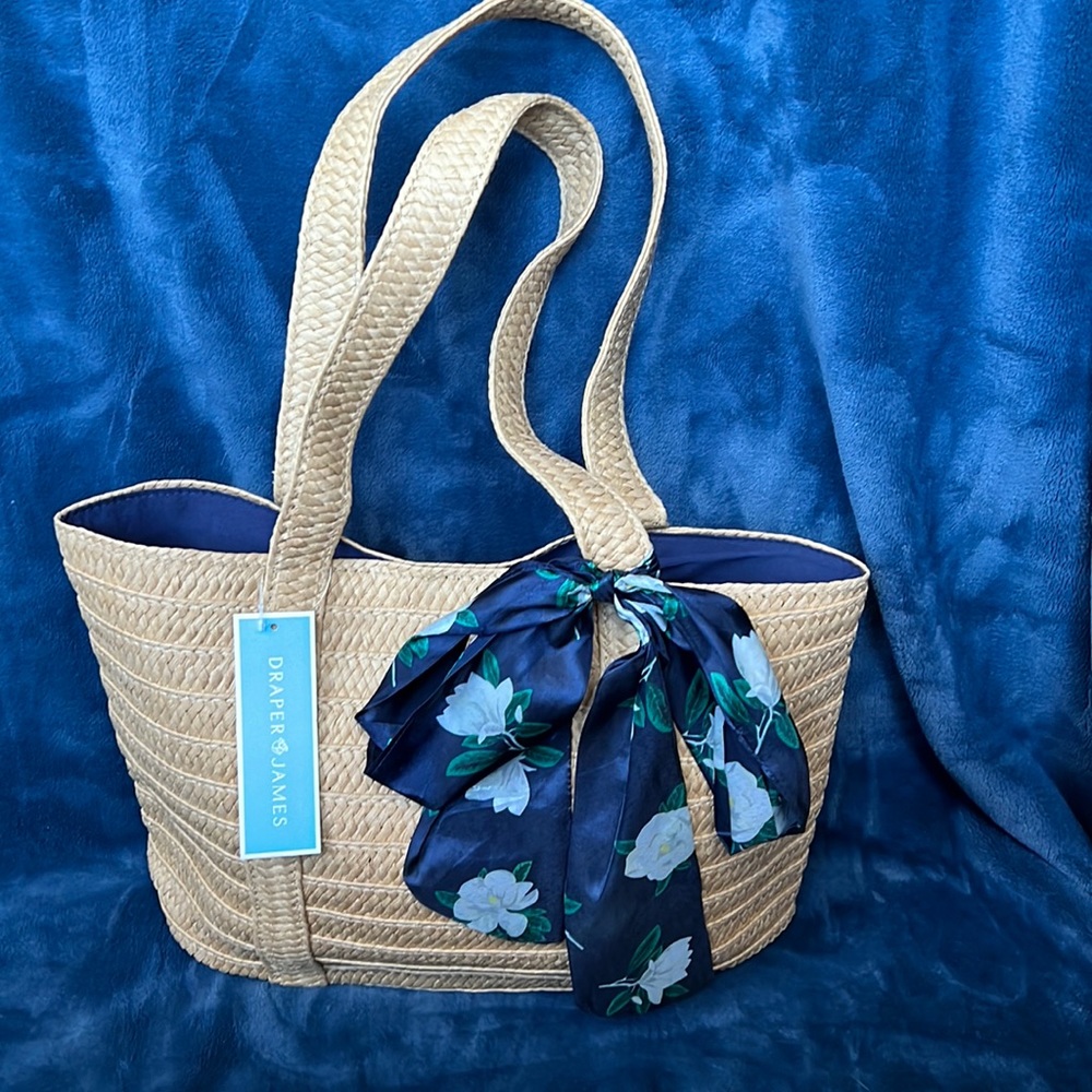 Draper James Straw Tote